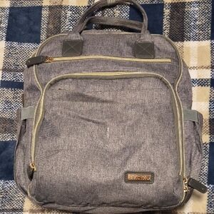 Stylish Gray Baby Bag by Iniuniu
